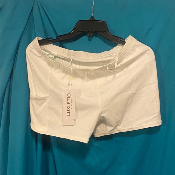 Lilly Pulitzer Luxletic White Shorts